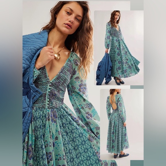 Free People a new way Floral Maxi Dress - Picture 2 of 13
